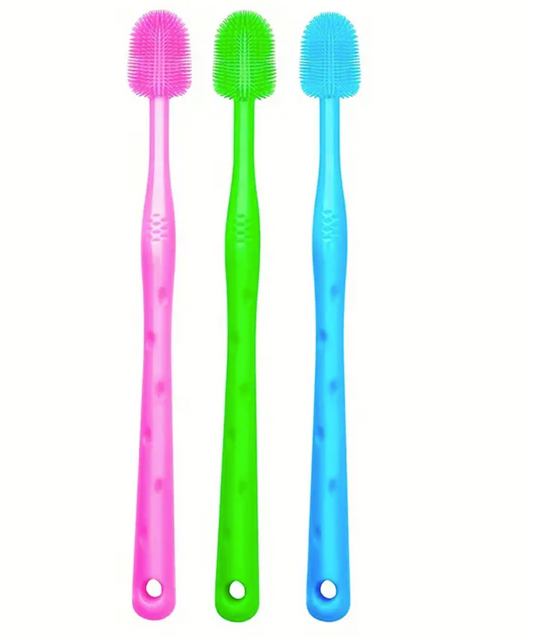 Silicone Pet Cat Dog Toothbrush