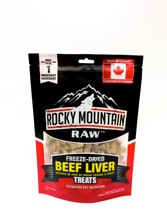 Rocky Mountain Raw Freeze-Dried Beef Liver Treats-55g