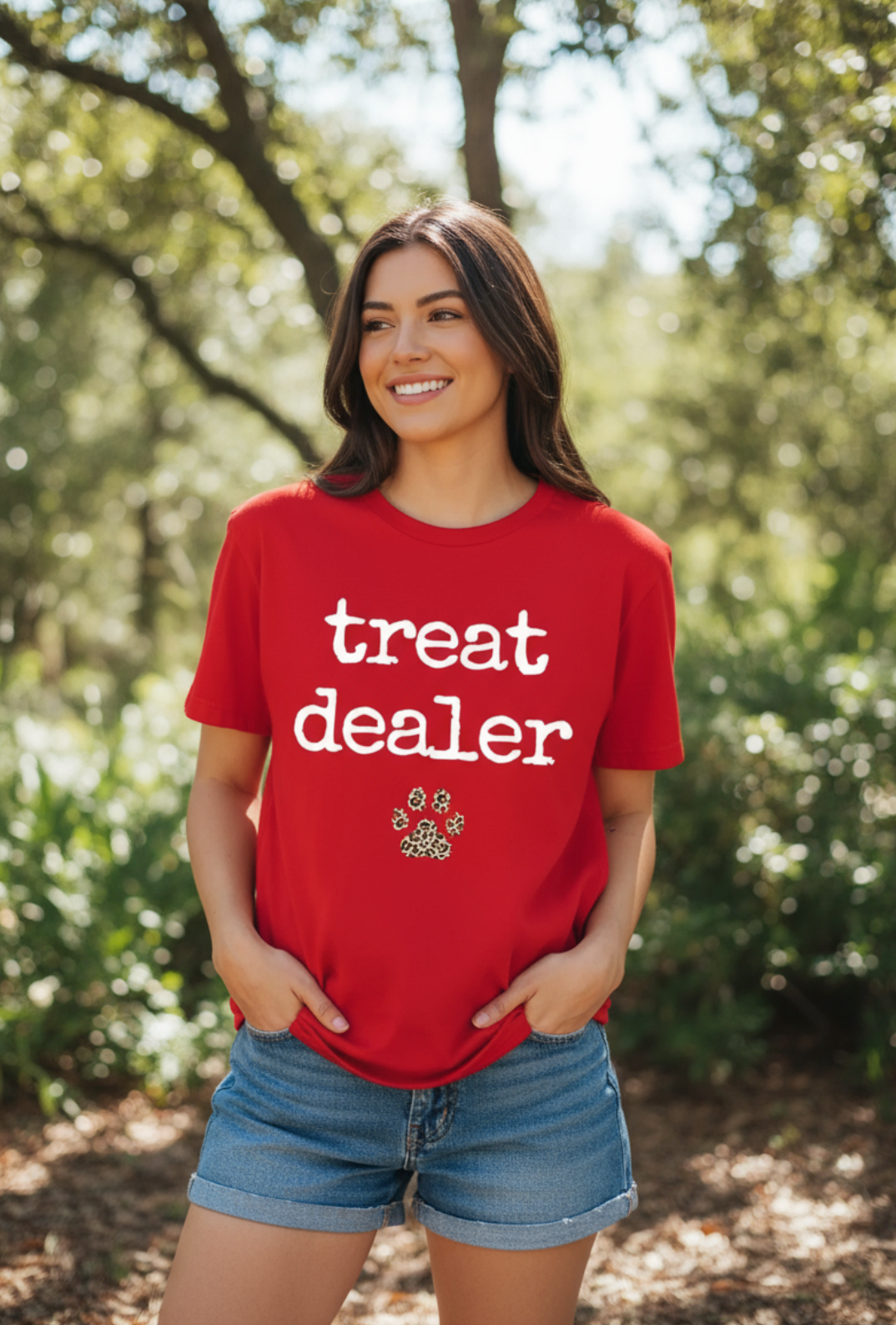 Treat Dealer T-Shirt – Bright Red
