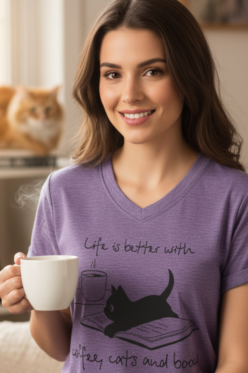 Coffee, Cat's, & Books