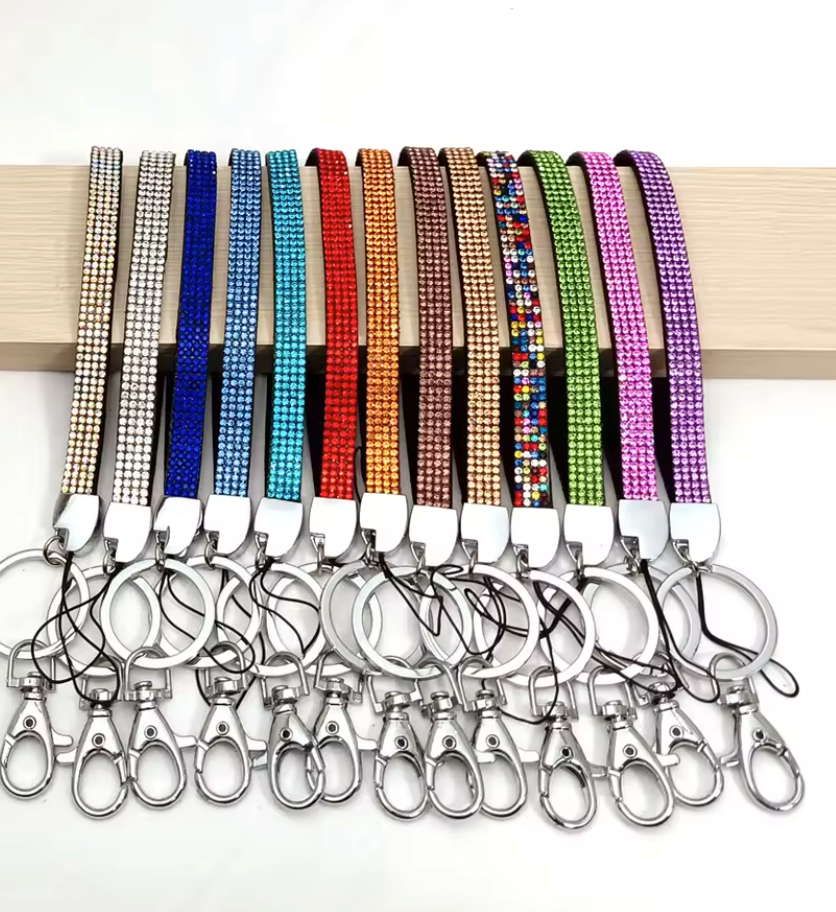 Rhinestone wristlet