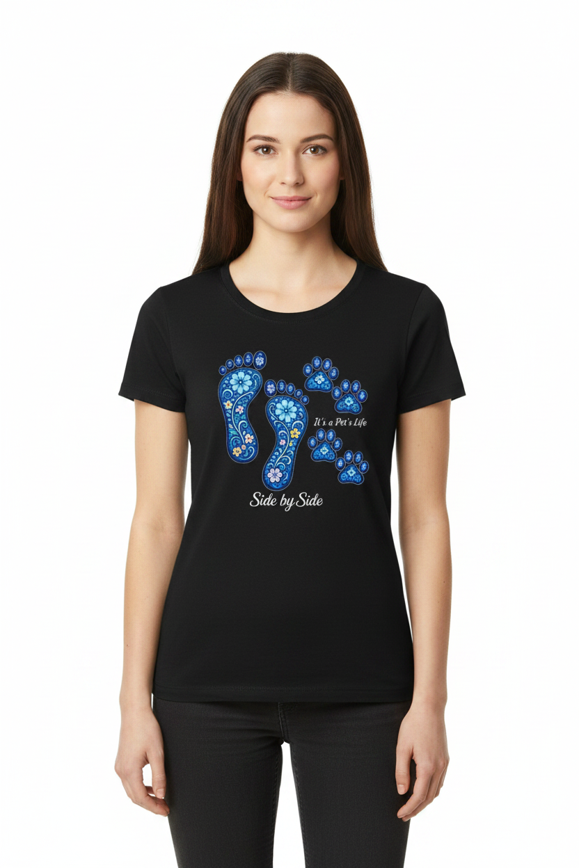 Side by Side Womans T-shirt