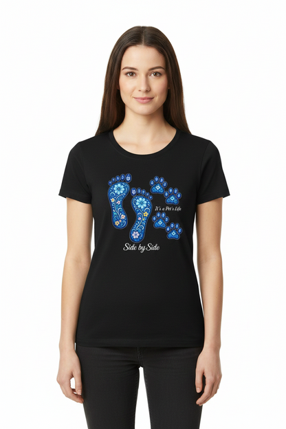 Side by Side Womans T-shirt