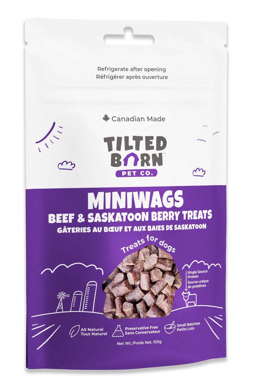 Beef & Saskatoon Miniwags Treats