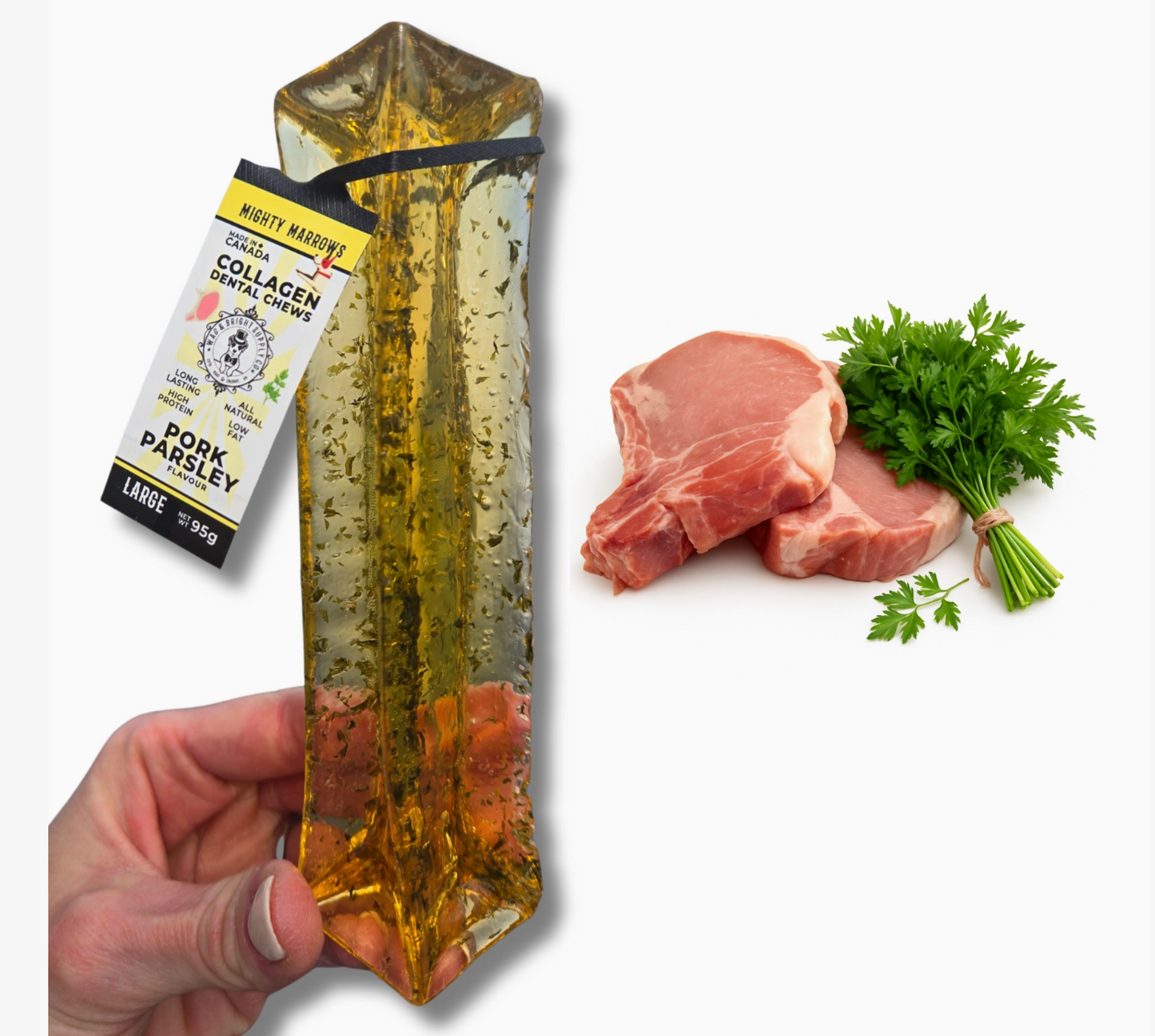 Mighty Marrows Collagen Dental Chew 3 Sizes
