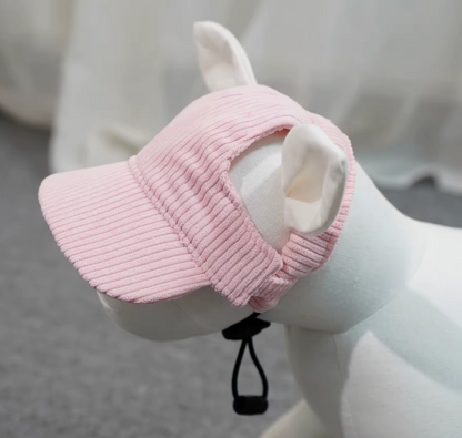 Corduroy Pet Ball Cap