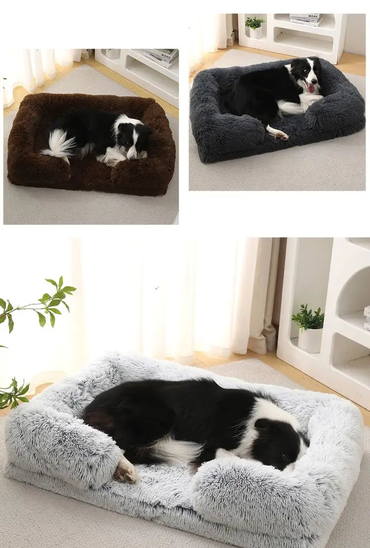 Plush rectangle Bed