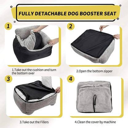 Pet Car Seat Booster Bed