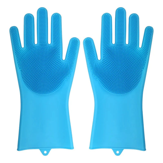 Silicone Pet Bath Gloves for Grooming