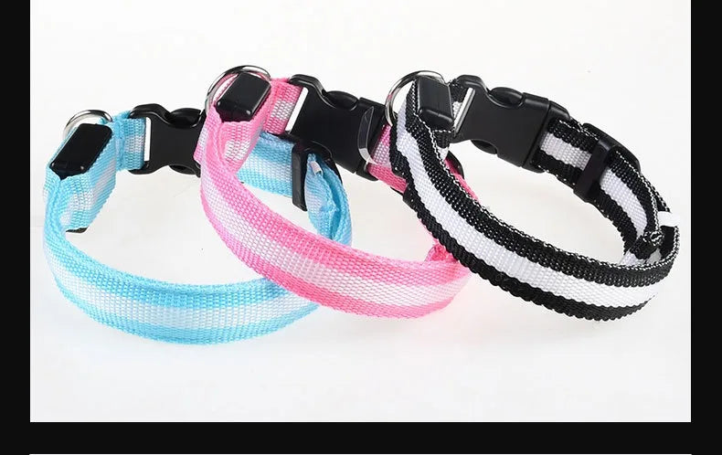 LED Nylon Pet Collar for Safety