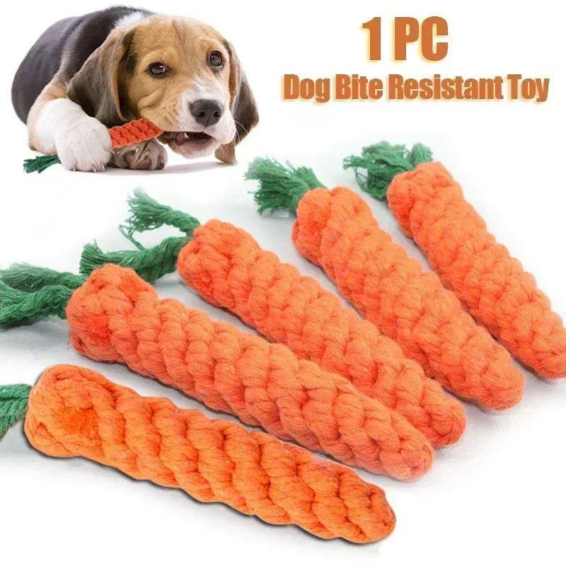 Carrot Rope Dog Toys