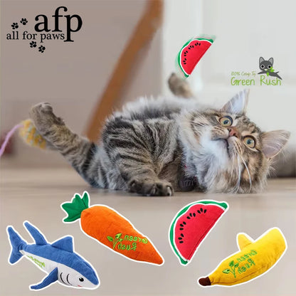 Carrot, Banana, Watermelon, Tuna -Cat Catnip Toys