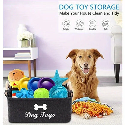 Felt Pet Toy Storage Organizer