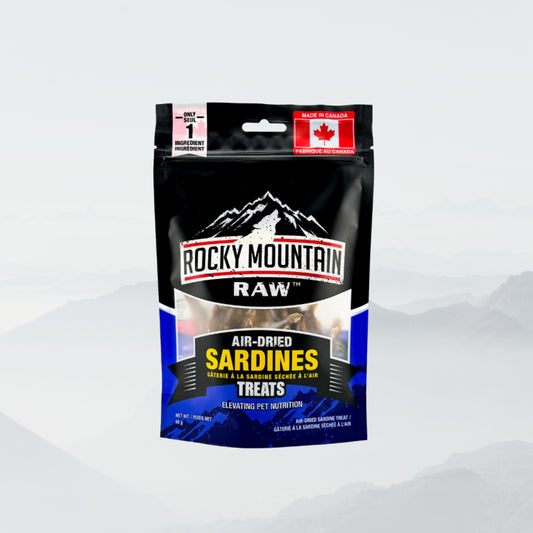 NEW! Rocky Mountain Raw Air Dried Sardines 40g