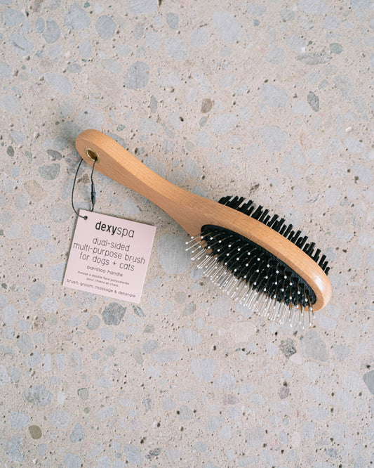 Dual-Sided Multi-Purpose Brush for dogs & cats