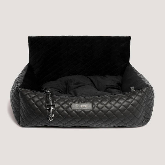 Coming Soon: NANDOG Black quilted Car Seat-LARGE