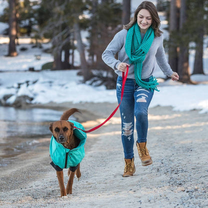 Waterproof Reflective Dog Softshell Jacket: Bright Pink