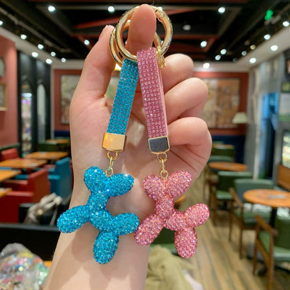 Balloon dog Rhinestone wristlet