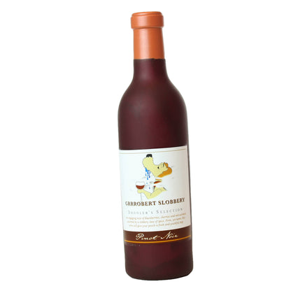 Silly Squeaker Wine Grrrobert Slobbery, Squeaky Dog Toy