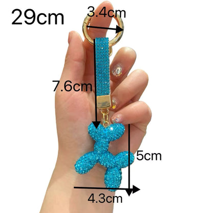 Balloon dog Rhinestone wristlet