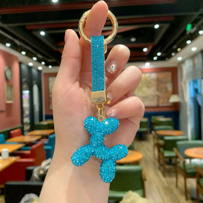 Balloon dog Rhinestone wristlet