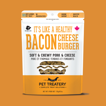 NEW!! Pork & Cheese Soft Dog Treats: For Puppies and Seniors