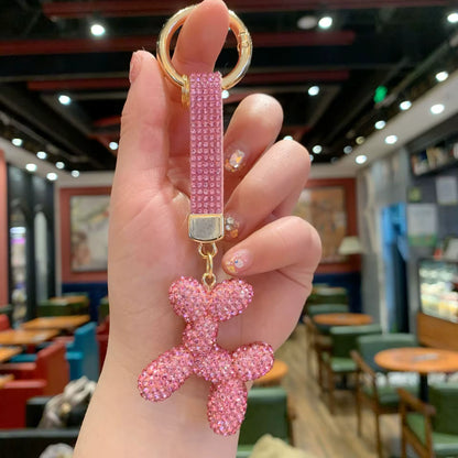 Balloon dog Rhinestone wristlet