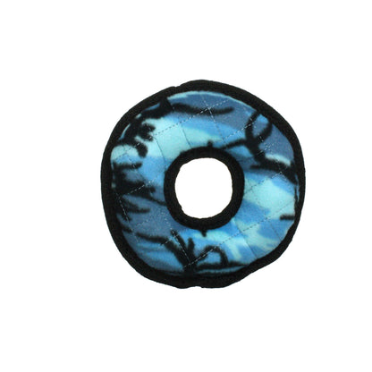 Tuffy Jr Ring - Camo Blue, Durable, Squeaky Dog Toy