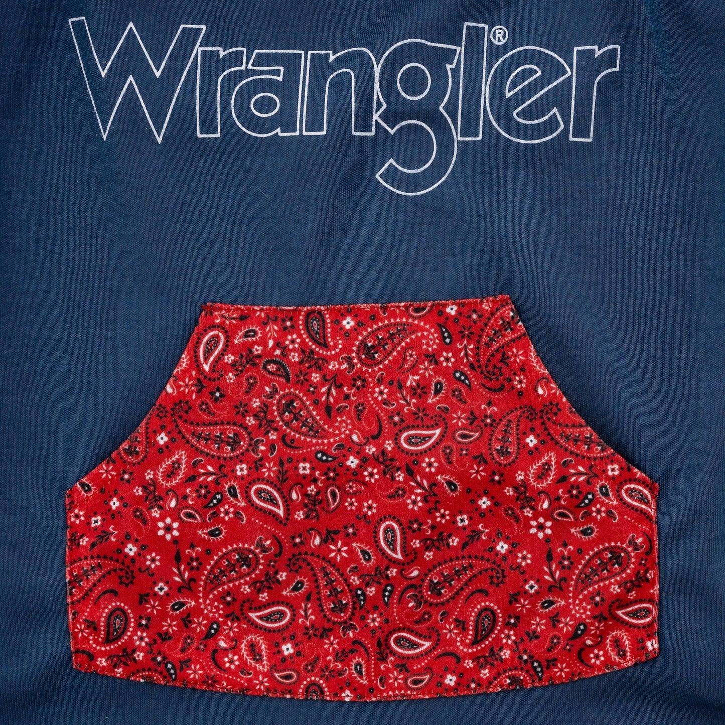 Wrangler Red Bandana Hoodie