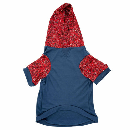 Wrangler Red Bandana Hoodie