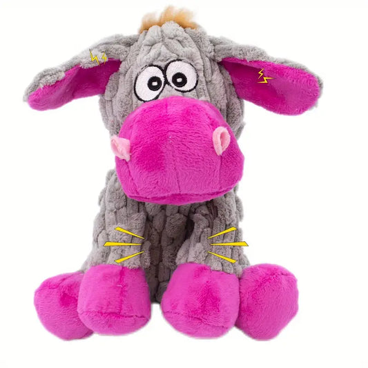 Cute Cuddle Donkey Dog Toy