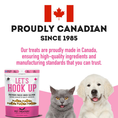 Wild Salmon Freeze-Dried Pet Treats: High-Protein & Natural