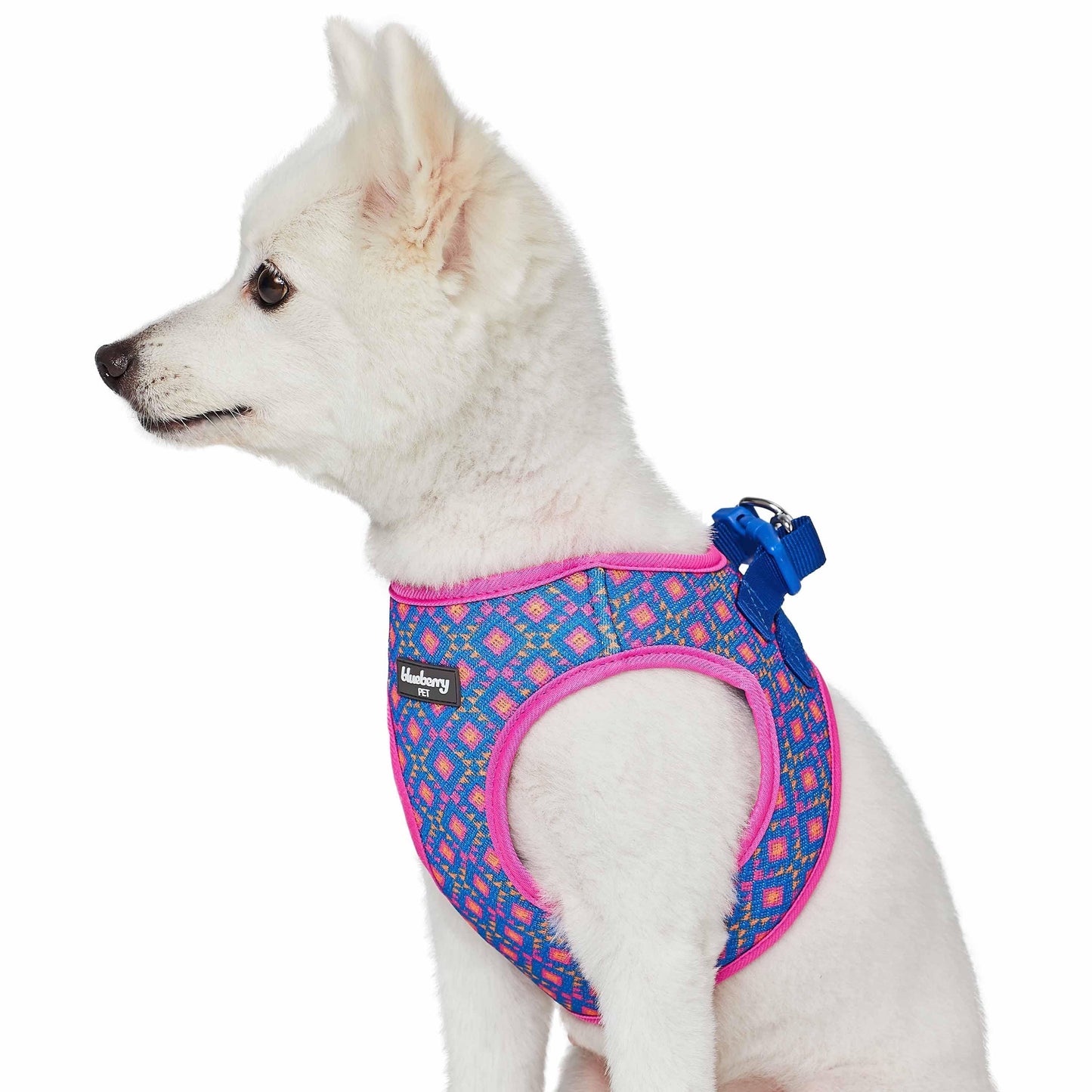 Southwestern Tribal Dog Harness Pink