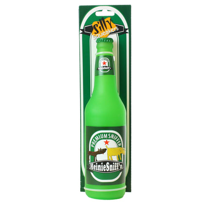 Silly Squeaker Beer Bottle Heinie Sniffn, Squeaky Dog Toy