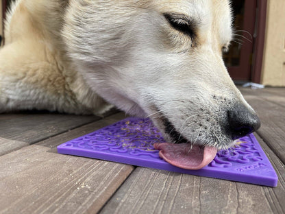 Bones Design Emat Enrichment Licking Mat: Purple Bones E-Mat