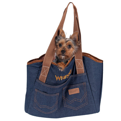 Wrangler Tote Pet Carrier Dark Blue