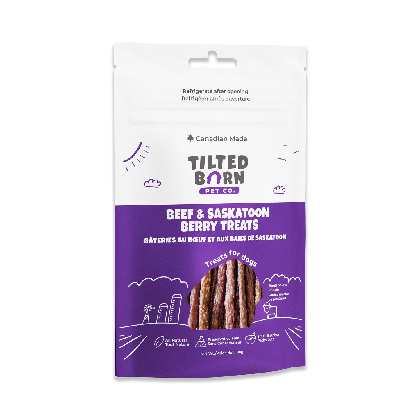 Beef & Saskatoon Berry sticks