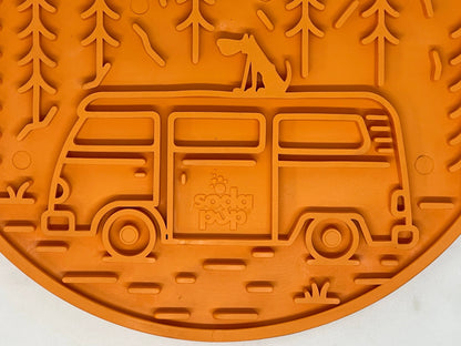 Green Camp eMat Enrichment Lick Mat With Suction Cups