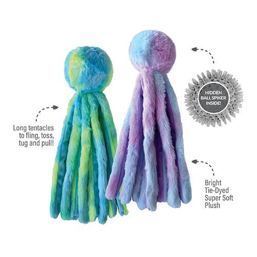 2 in 1 Fuzzy Wuzzy Octopus: Pink/Purple
