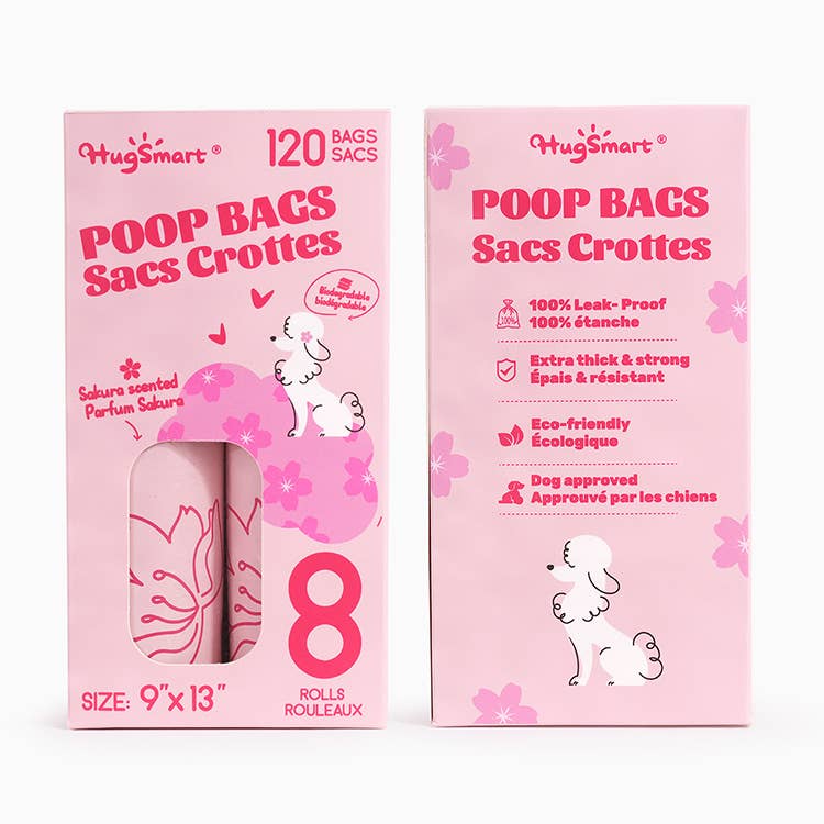 Sakura Poop Bags 8pack
