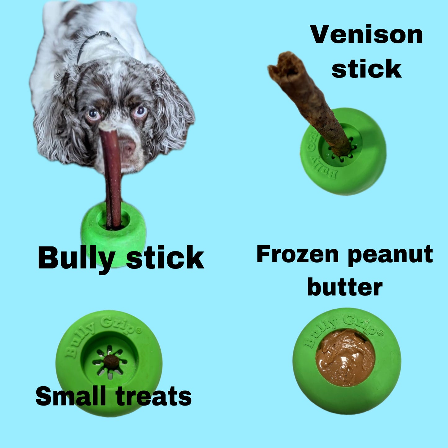 SMALL- Bully Stick Holder - Interactive (Pairs well with our 'Thin' Bully Sticks)