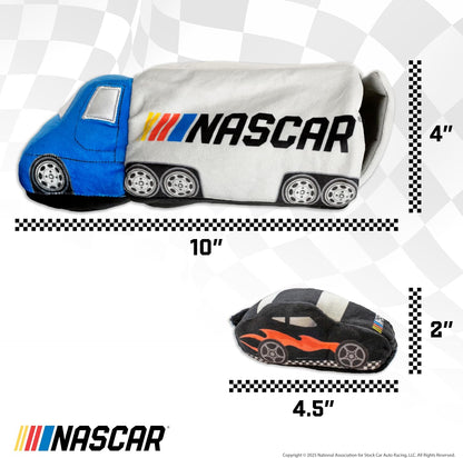 NASCAR Semi Truck and Race Car