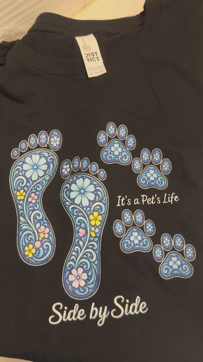 Side by Side Womans T-shirt
